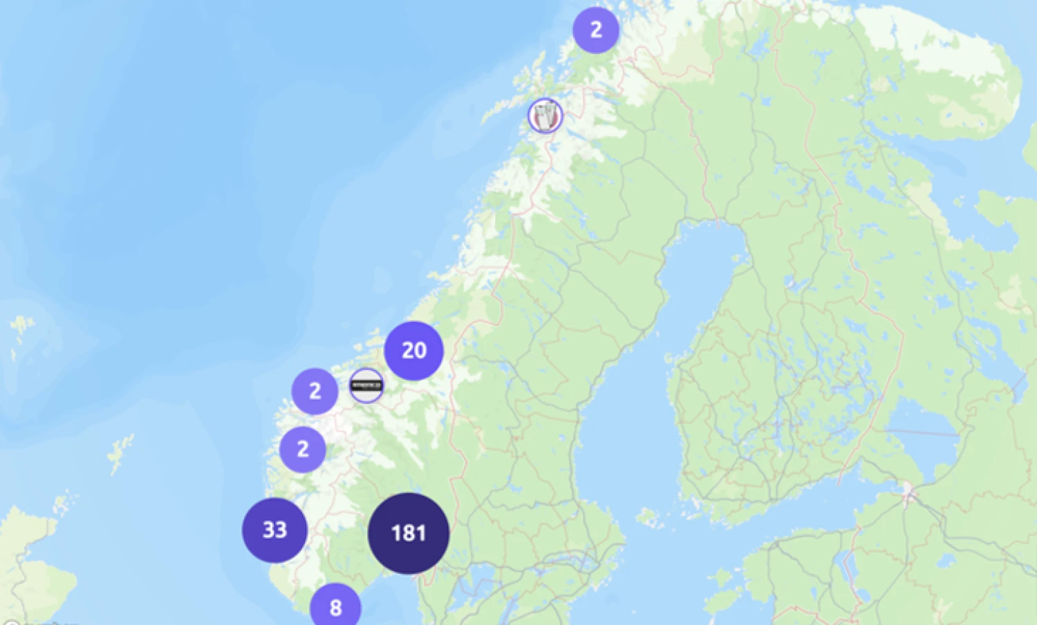 The top 250 Norwegian AI tools and companies on the map